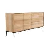 Whitebird sideboard in oak - 2 doors, 3 drawers | Fleux | 4