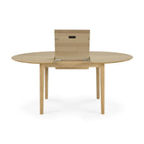 Table à rallonge Bok en chêne - L 129/179 cm | Fleux | 8
