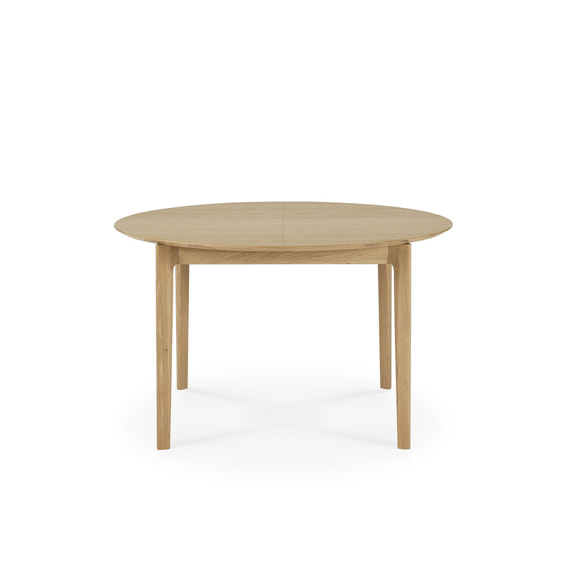 Table à rallonge Bok en chêne - L 129/179 cm
