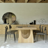 Geometric table in oak - L 250 cm | Fleux | 7