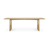 Geometric table in oak - L 250 cm | Fleux | 5