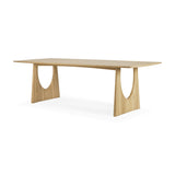 Geometric table in oak - L 250 cm | Fleux | 4