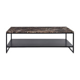 Table basse stone en marbre - Marron | Fleux | 4