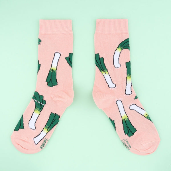 Leek opaque socks - Pink