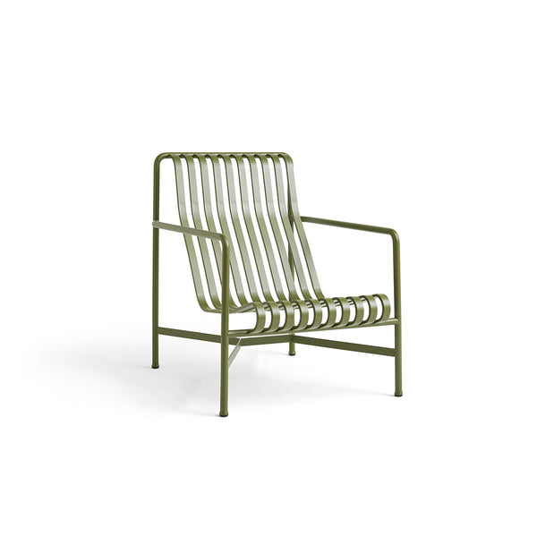 Palisade High Lounge chair - l 73 x d 92 xh 88 cm - Olive