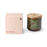 Scented vegetable wax candle - Jasmine and rose | Fleux | 4