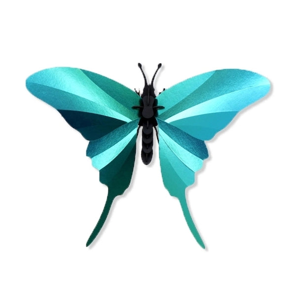 Trophée Origami Papillon Swordtail - Vert Caribéen