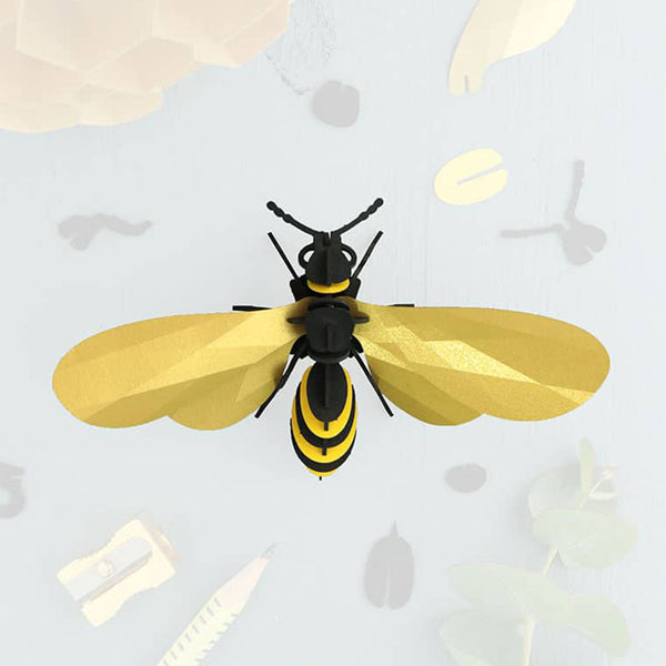Wasp Origami Trophy - Golden Wings