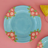 Ceramic Flower Plate - Mint | Fleux | 4