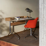 Pavilion AV17 Linoleum Mushroom Desk 4176 - Oak / Chrome Legs | Fleux | 9
