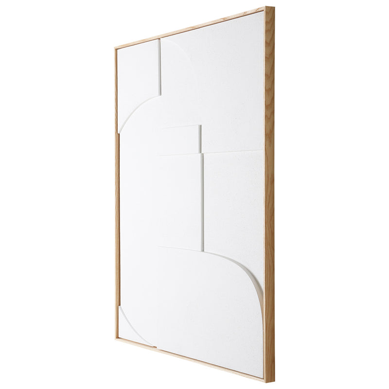 Relief Art Frame A - 100 x 123 cm - White XL 