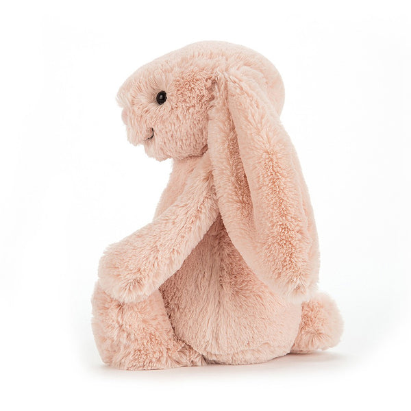 Bashful Rabbit Soft Toy - H 31cm - Blush