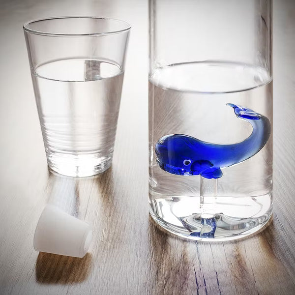Blue Whale Atlantis borosilicate glass bottle - 1.2 L