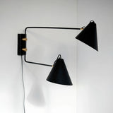 Double Club Wall Lamp - 81 x 42 cm - Black | Fleux | 5