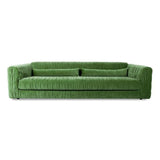 Velvet Club Sofa - 274 x 108 x 72 cm - Royal Green | Fleux | 2