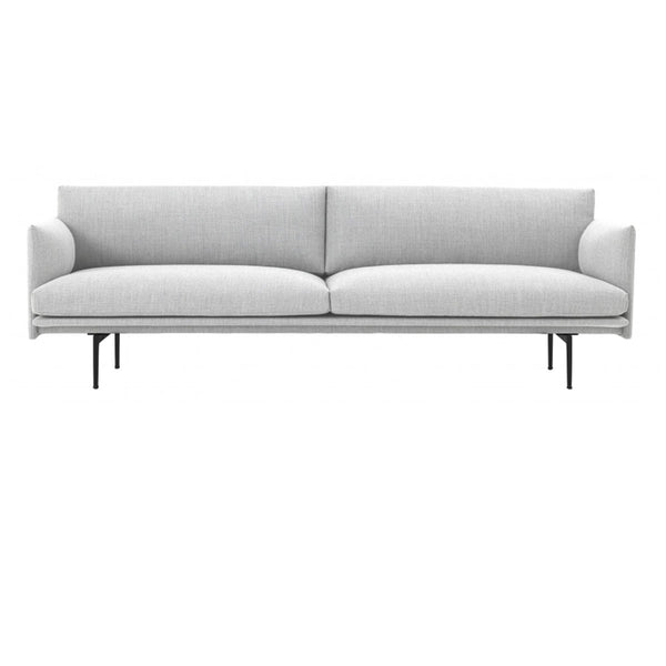 Vancouver 14 Outline 3-seater sofa - Light gray