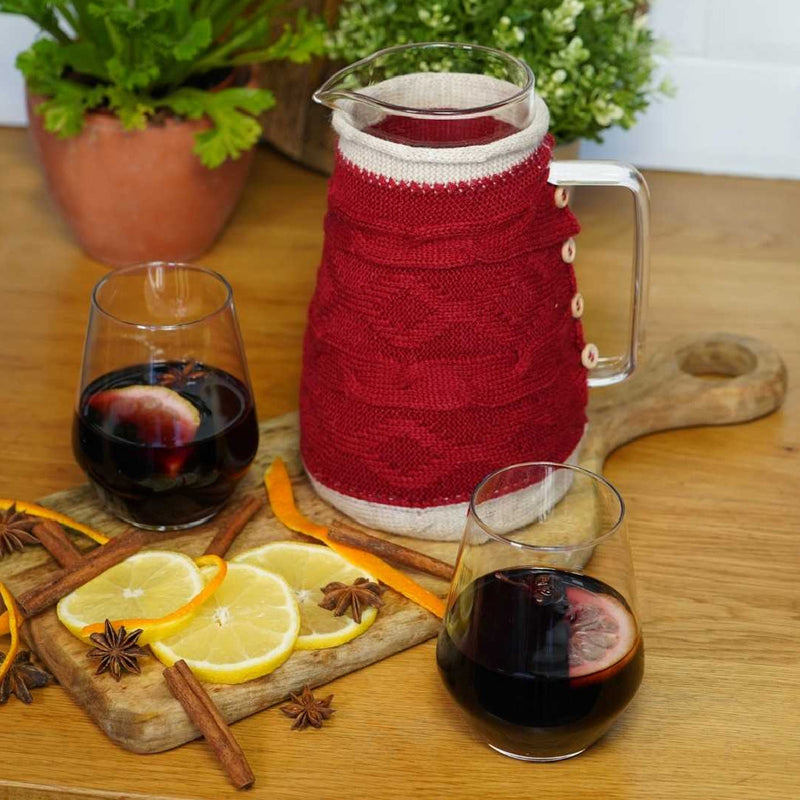 Sangria carafe and mulled wine