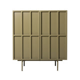 Chest of drawers / sideboard - 80 x 40 x 89 cm - Olive green | Fleux | 3