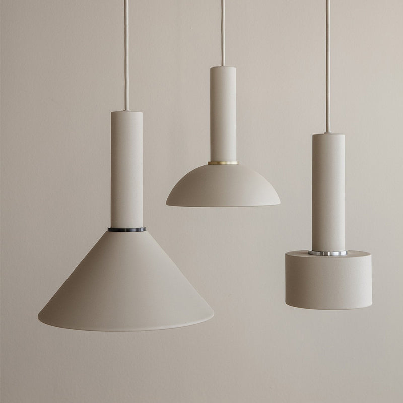 Disc lampshade - Cashmere