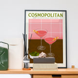Affiche Cocktail - Elin PK - Cosmopolitan | Fleux | 3