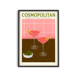 Affiche Cocktail - Elin PK - Cosmopolitan | Fleux | 2