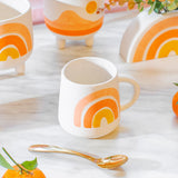 Mug Mojave Glaze Rainbow Orange | Fleux | 3