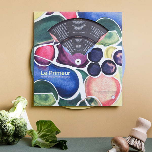 Fruit/Vegetable Calendar Disc - Le Primeur 