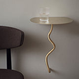 Curvature Wall Table - Brass | Fleux | 4