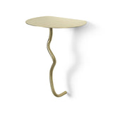 Curvature Wall Table - Brass | Fleux | 3