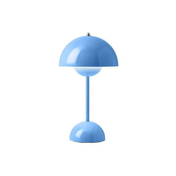 Flowerpot VP9 Wireless table lamp - Blue swim 