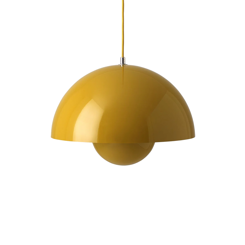 Flowerpot pendant light VP7 - Mustard yellow