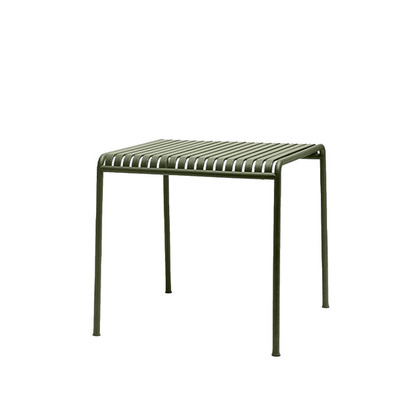 Palisade table - l 82.5 x d 90 x h 75 cm - Olive