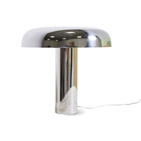 Mushroom table lamp - ø 39 xh 38 cm - Chrome
