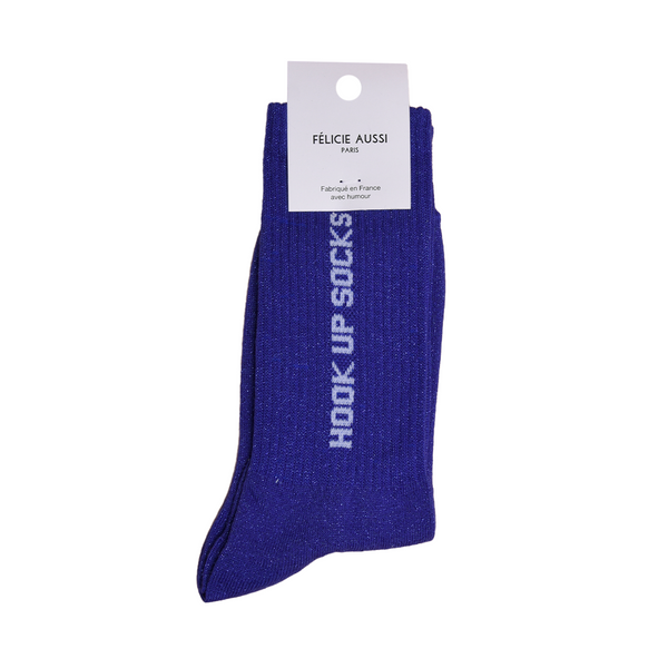Hook Up Socks Sequins 36/40 - Blue