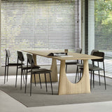 Geometric table in oak - L 250 cm | Fleux | 6