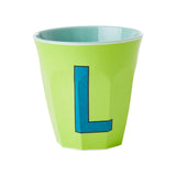 Letter L melamine cup | Fleux | 2