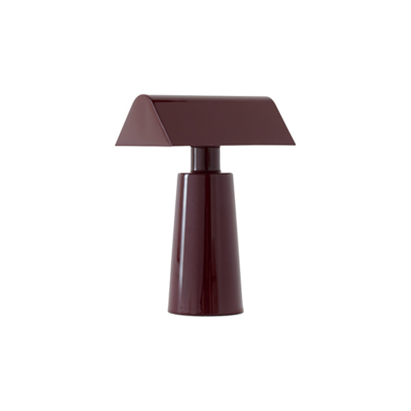 Lampe de table Caret MF1 H 22cm - Bordeaux foncé