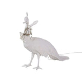 Resin Peacock lamp - l 100 x L 29 xh 69 cm | Fleux | 5
