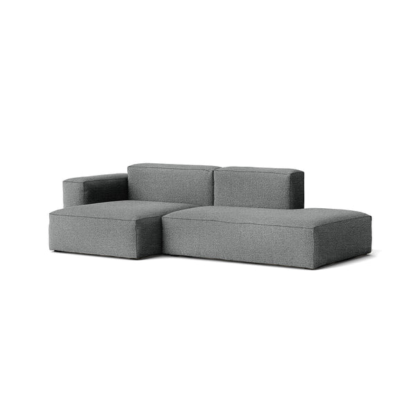 Mags Soft Low 2.5 seater daybed sofa - Combination 3 left - Hallingdal 130 - Light Gray stitching