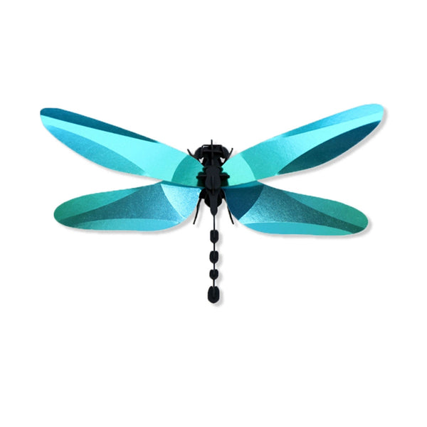 Anisoptera Dragonfly Origami Trophy - Glossy Caribbean Green