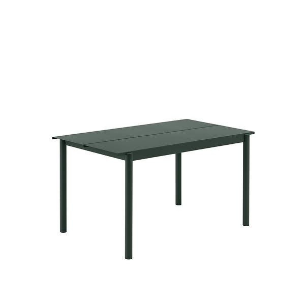 Linear Steel Table Dark Green - 140 x 75 cm