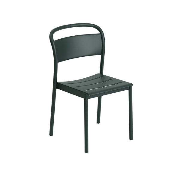 Linear Steel Chair Dark Green