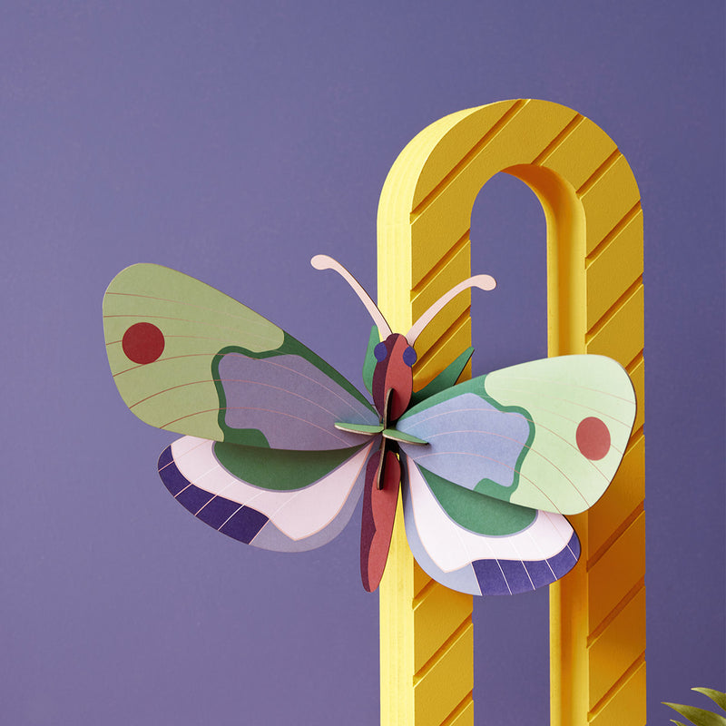 Mint Forest Butterfly wall decoration in recycled cardboard