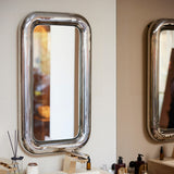 Chubby mirror - 45 x 80 cm - Chrome | Fleux | 6