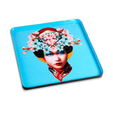Miss Fuji square iron tray - 30 x 30 cm | Fleux | 3