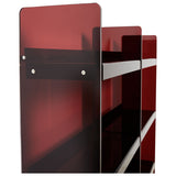 Acrylic bookcase - 160 cm - Brown Smoke | Fleux | 6