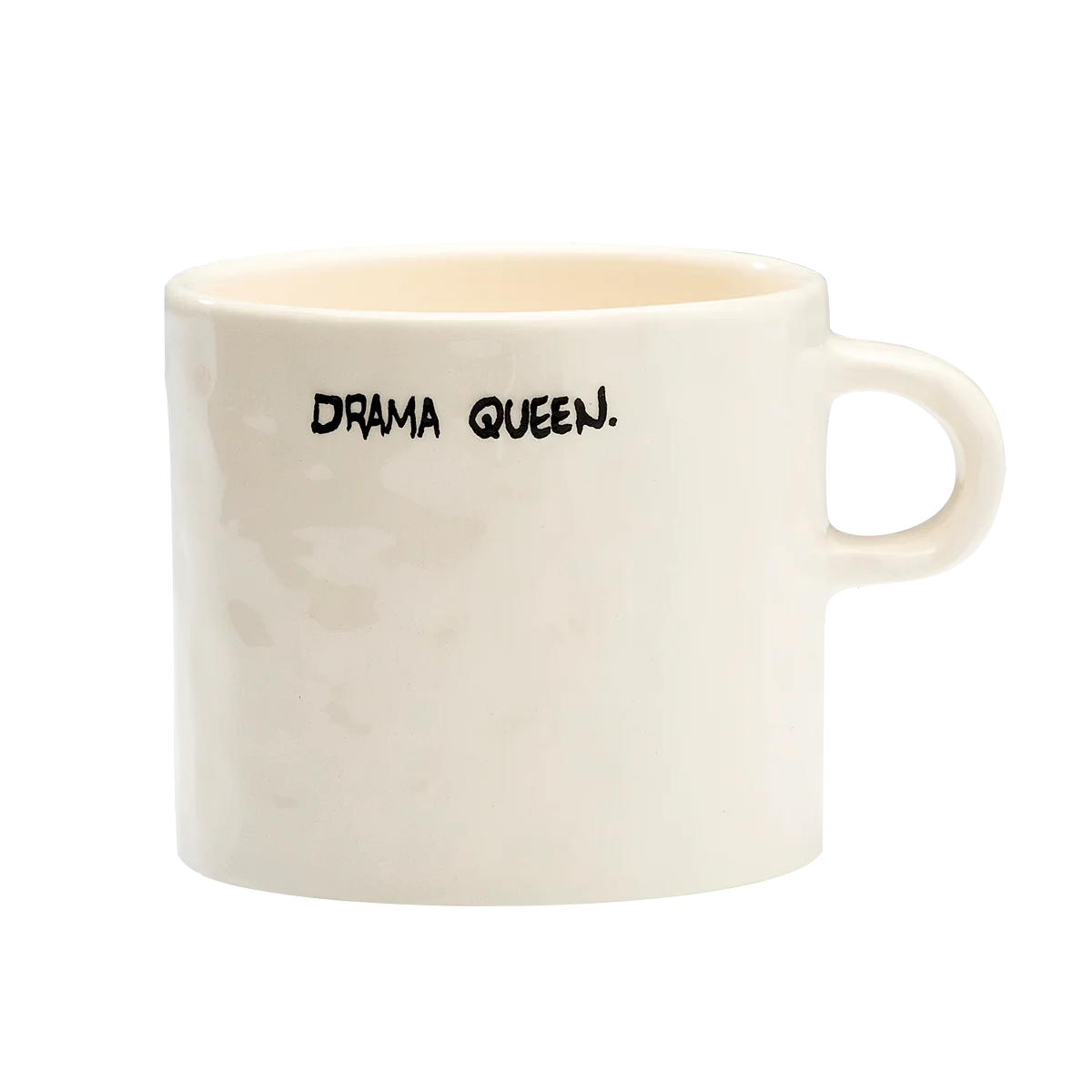 Mug Drama Queen Blanc Fleux