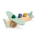 Wooden Animal Airplane Toy | Fleux | 3