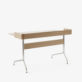 Pavilion AV17 Linoleum Mushroom Desk 4176 - Oak / Chrome Legs | Fleux | 6