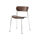 Pavilion AV1 Chair Walnut/Chrome | Fleux | 2